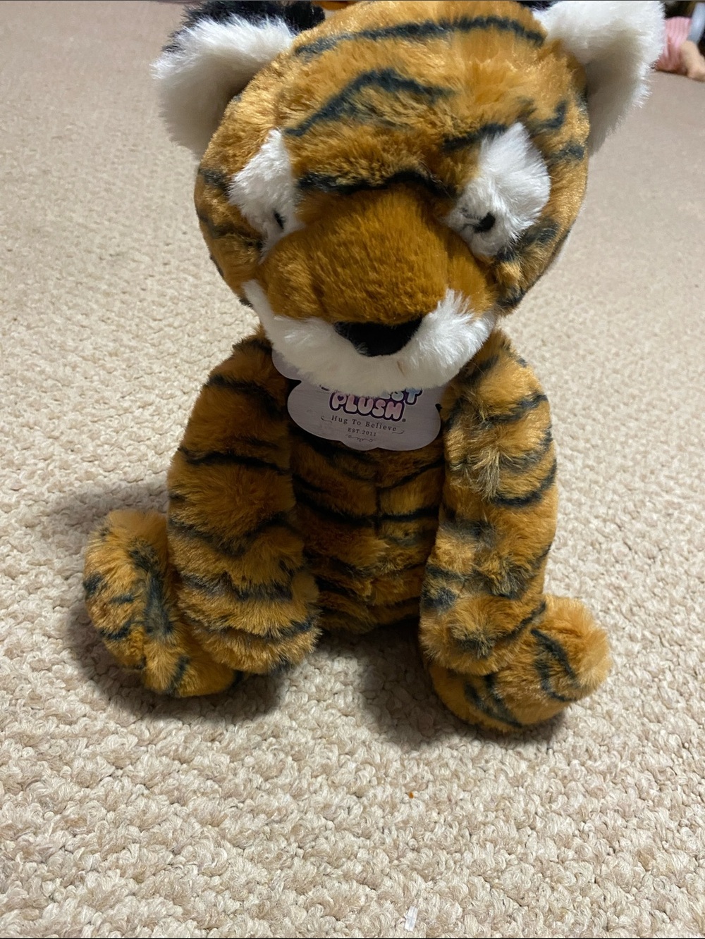 Worlds softest plush  by Beverly Hills teddy bear co., plush tiger NWT